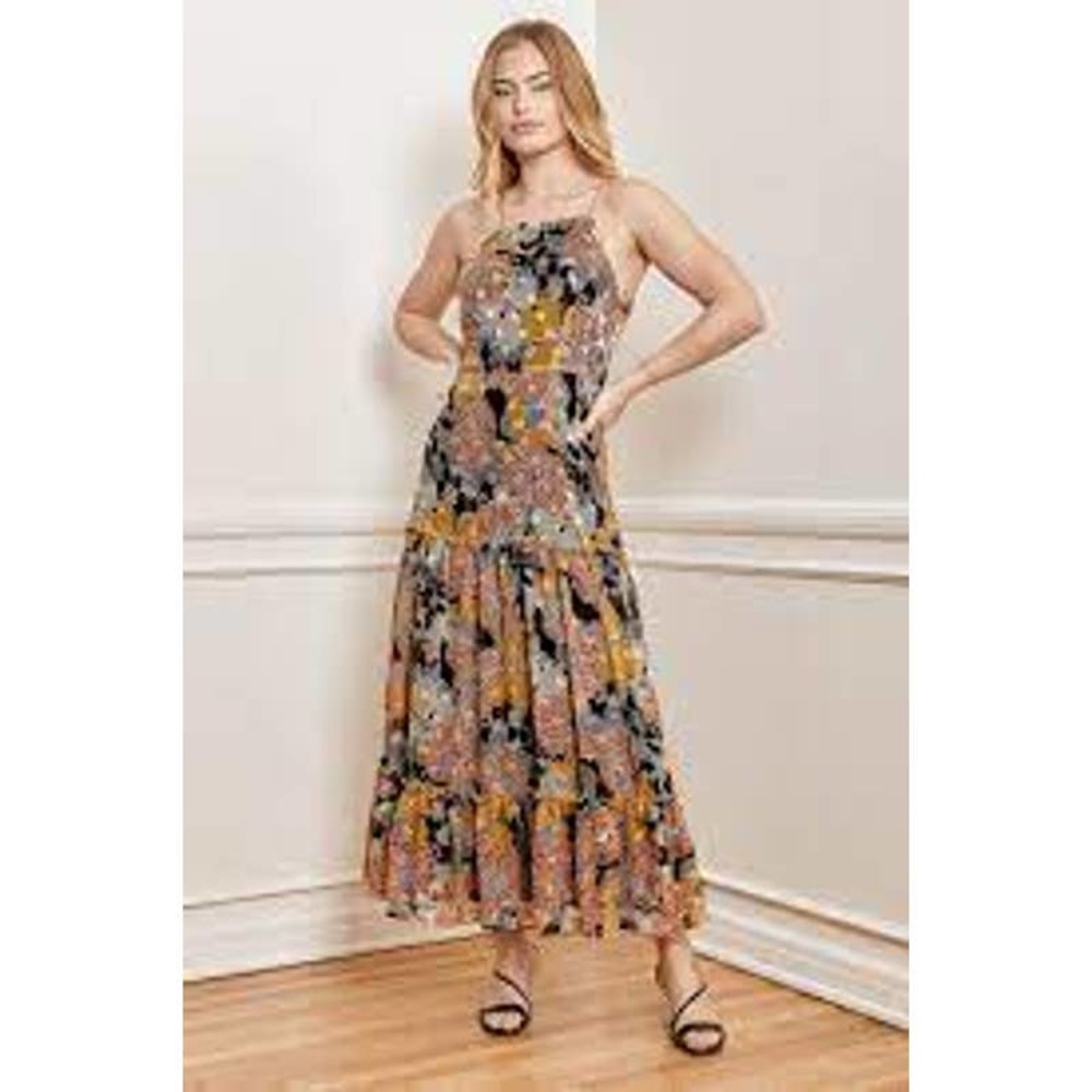 Lulu's Floral Midi Dress